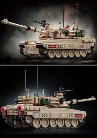 Tanque de combate M1 compatible lego