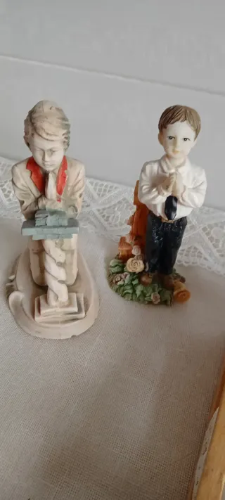 Cuna Niño Jesús y Figuras Comunión Antiguas