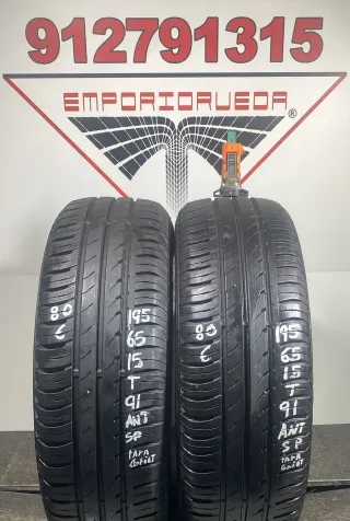 -*195 65 15 T CONTINENTAL RUEDA BARATA OPORTUNIDAD