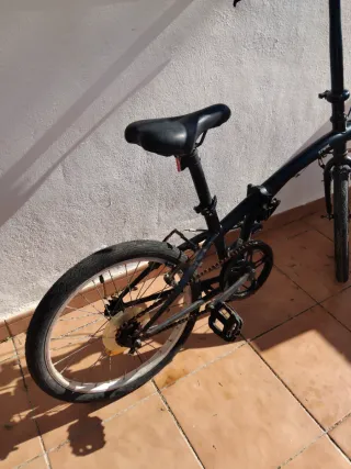 Bicicleta Plegable Btwin Negra