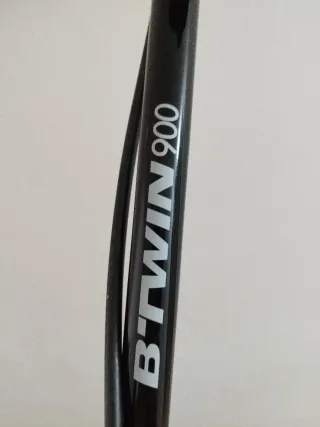 Inflador Btwin 900 con manómetro