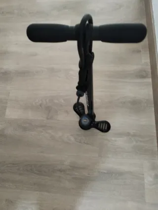 Inflador Btwin 900 con manómetro