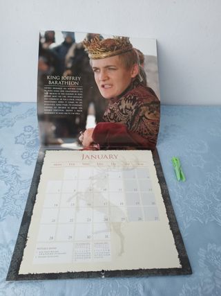 Calendario oficial 2013 Juego de tronos