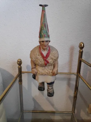 Figura cerámica Zampazar multicolor