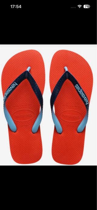 Infradito Havaianas Rosse e Blu