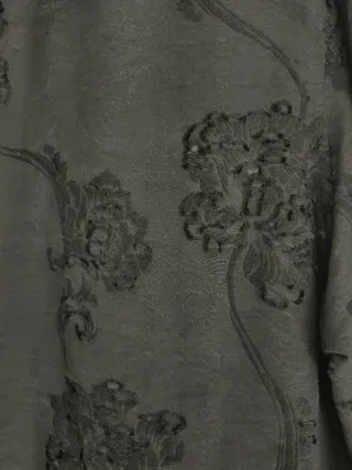 Camisa Zara Jacquard Textura Negra