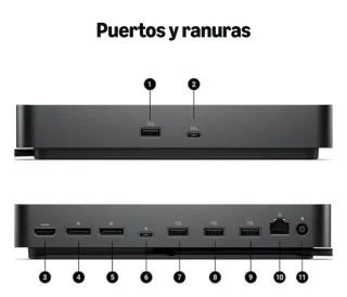 Dell Docking Station + Cargador 120W
