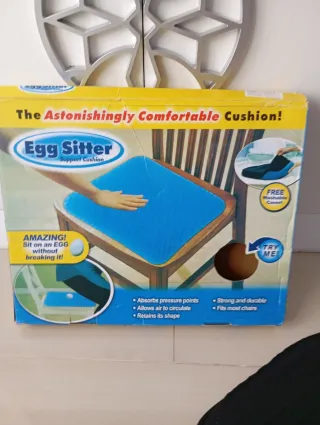 Cojín Silla Egg Sitter Negro