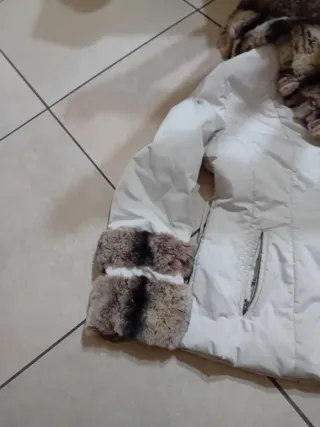Piumino donna Audha con pelliccia