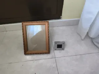 2 Cornici per Foto in Legno e Vetro