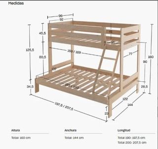 LITERA 3 PLAZAS FANTASY.