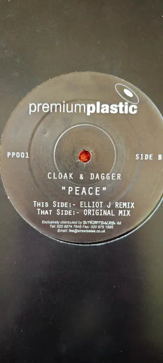 Vinilo Cloak & Dagger - Peace PP001