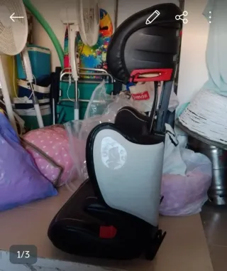 Silla coche Isofix negra