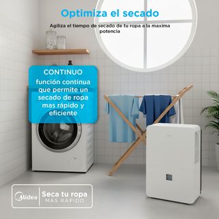 MIDEA Deshumidificador de humedad interior 50L/Dia
