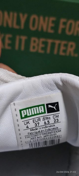 Zapatillas Puma Mujer Blancas