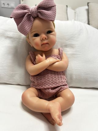 Bebé Reborn de silicona flexible cuerpo completo
