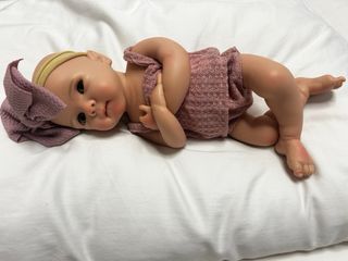 Bebé Reborn de silicona flexible cuerpo completo