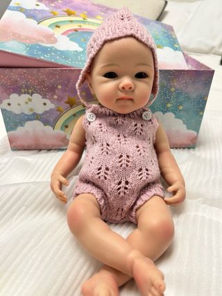 Bebé Reborn de silicona flexible cuerpo completo