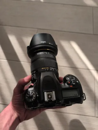 Cámara Nikon D7500 + Sigma 17-50mm 2.8f + 35mm 1.8