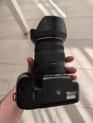 Cámara Nikon D7500 + Sigma 17-50mm 2.8f + 35mm 1.8