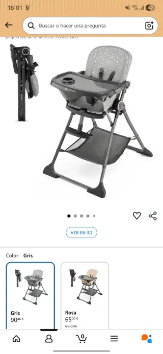 Trona Kinderkraft bebé