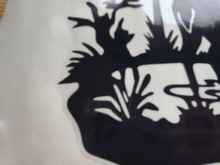 Pegatina Vinilo Ciervo Montaña