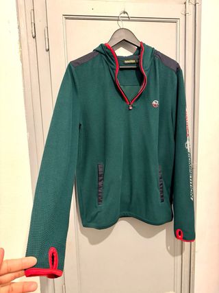 Sudadera Nautica Hombre Verde