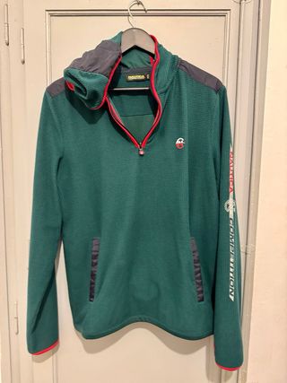Sudadera Nautica Hombre Verde