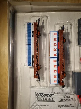 Maqueta tren Roco Zirkusset III 44016
