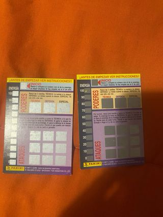 Colección Cartas Dragon Ball Z