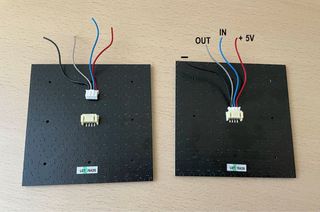 2 Paneles LED RGB WS2812B 12x12