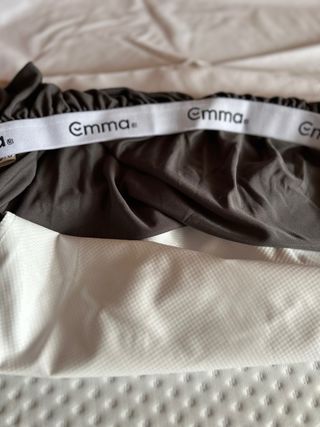 Protector Colchón Impermeable Emma Marrón/Blanco