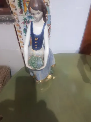 Porcelana Valenciana Joven con Frutero