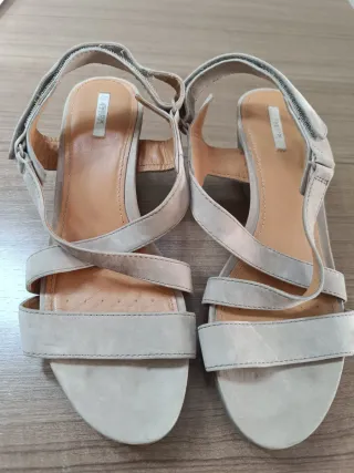 Zapatos Geox Mujer Beige/Marrón