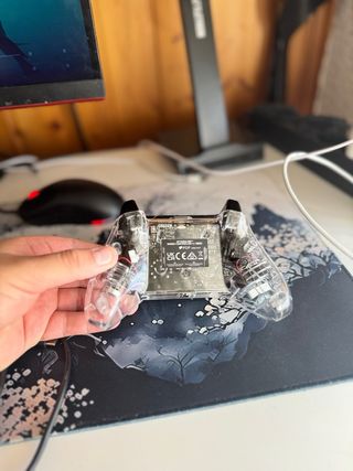 Mando Xbox Transparente afterglow