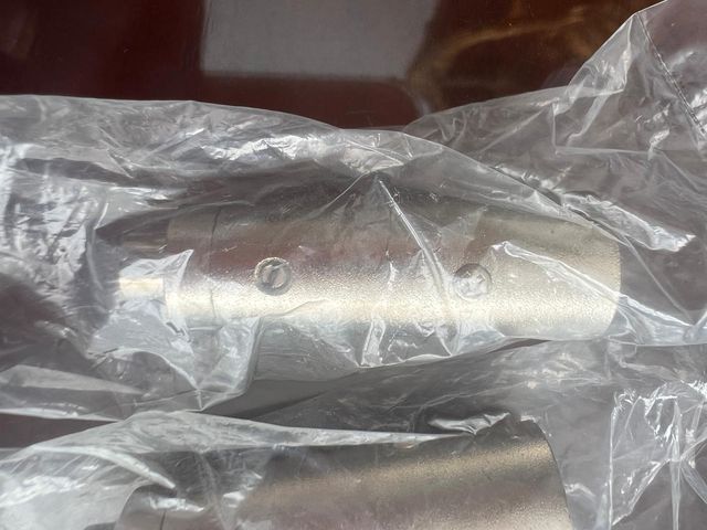 Pareja Conectores XLR Macho Metálicos Nuevos