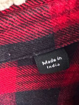 Camisa Franela Burton London - Cuello Borrego -L