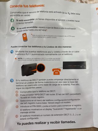 Router Livebox 2.4G/5G