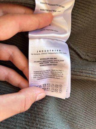 Jersey Moncler Cremallera Vintage