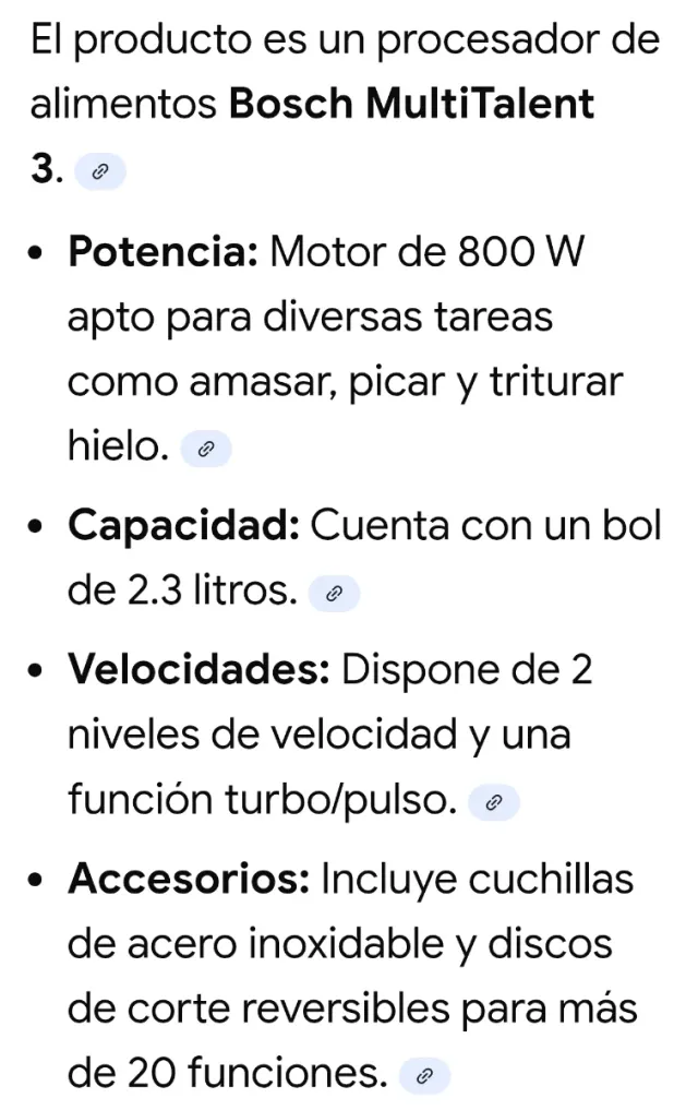 Procesador Alimentos Bosch Multitalent 3