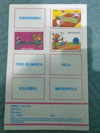 Álbum Chicle Los Olimpilocos
