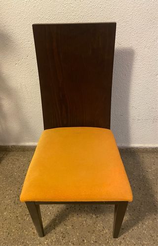 Seis sillas de comedor