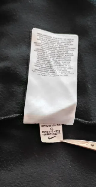 Sudadera Nike Dry-Fit Entrenamiento XL Negra