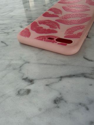 Funda iPhone 8 Plus rosa labios