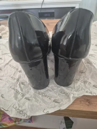 Zapatos Ana Field Talla 42 Charol Negro