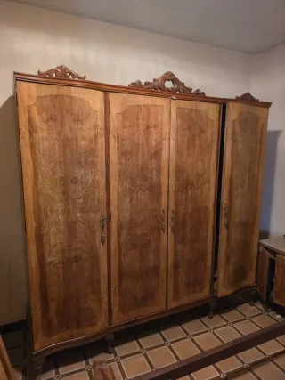 Dormitorio completo madera