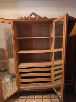 Dormitorio completo madera