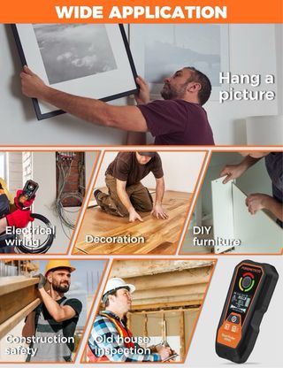 Detector de cables y tuberías 6 en 1 Profesional