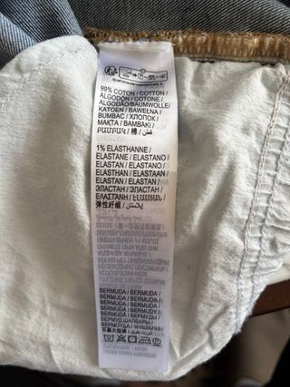 Bermuda vaquera Kiabi Talla 40