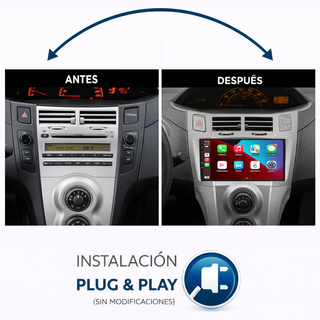 PANTALLA GPS TOYOTA YARIS 2005-2012 CARPLAY